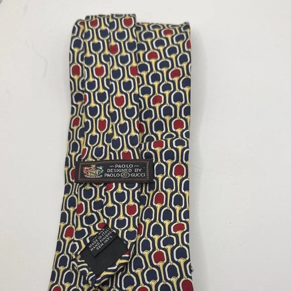 Paolo Gucci Patterned Tie 59” X 4”in